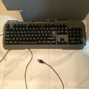 Wired Black Keyboard for Efficient Typing